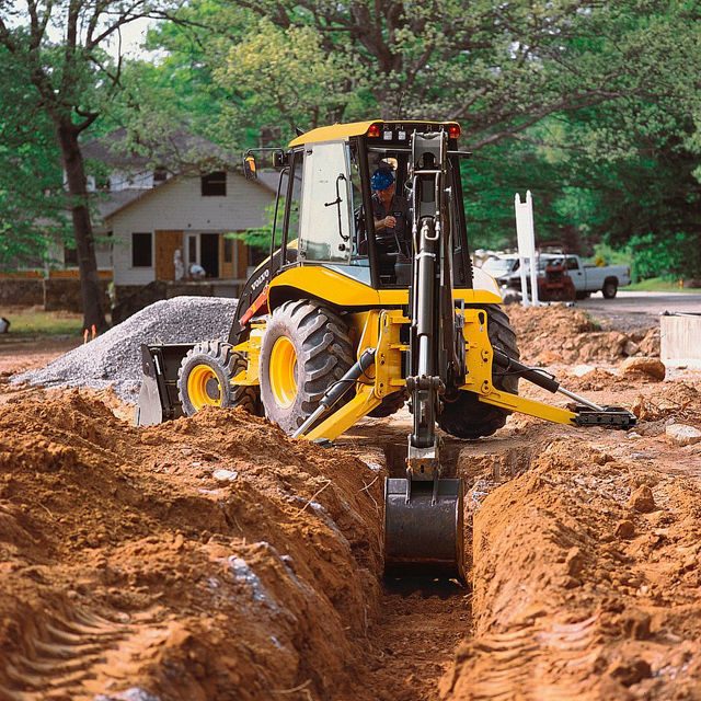 Digging trenches